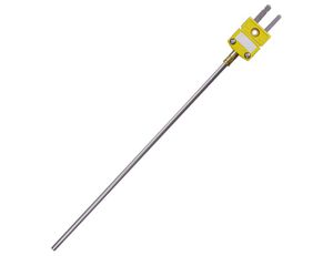 type K thermocouple temperature probe / flexible / with thermocouple output
