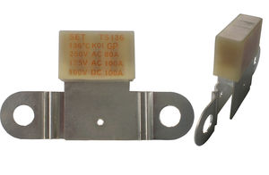 miniature fuse / thermal / with metal base