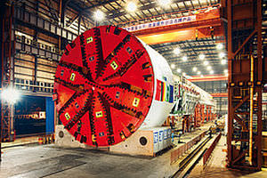 tunnel boring machine / mixshield TBM