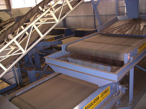 magnetic drum separator / metal / high-efficiency