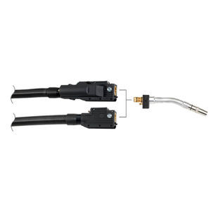 MIG-MAG cutting torch / air-cooled / robotic / automated