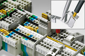 spring terminal block / DIN rail-mounted