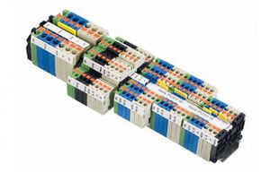 push-in terminal block / DIN rail-mounted / compact