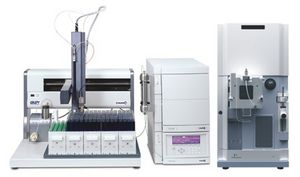 liquid chromatograph / coupled to a mass spectrometer / laboratory