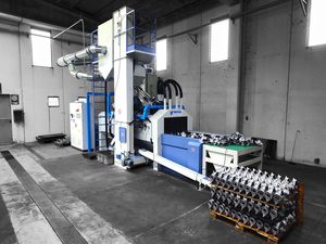 belt shot blasting machine / for metal / continuous