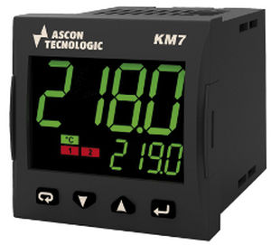 double LED display temperature controller / programmable / IP65