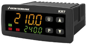 double LED display temperature controller / programmable / configurable