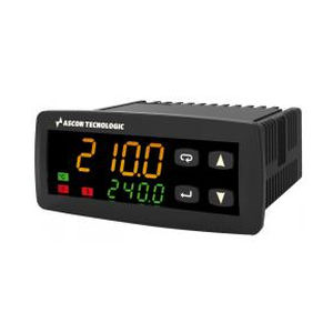 double LED display temperature regulator / programmable / with independent timer