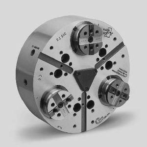 power chuck / 3-jaw / self-centering / lathe