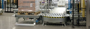 roller conveyor / roller / for pallets / horizontal