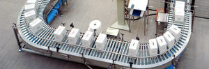 roller conveyor / carton / horizontal / modular
