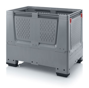 plastic pallet box / storage / transport / foodstuffs