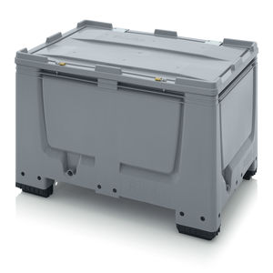 plastic pallet box / storage / with lid / lockable
