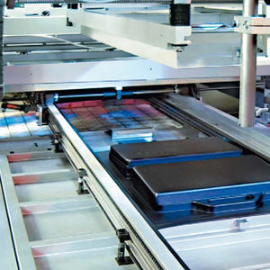 roll-fed thermoforming machine / plastic film / for packaging / automatic