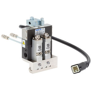 hot melt glue application head / labeling