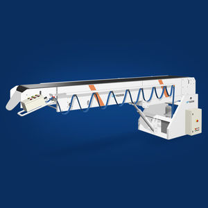 belt conveyor / cement / bag / telescopic