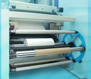 film winder / paper / automatic / turret
