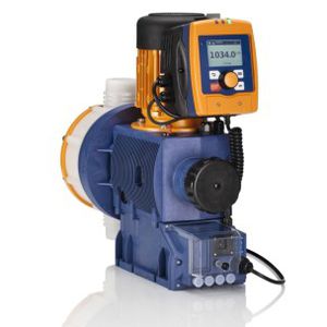 chemical pump / with electric motor / diaphragm / industrial