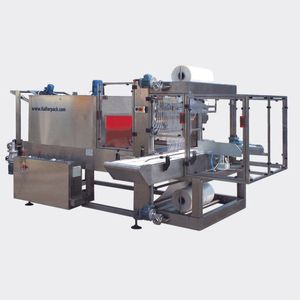 automatic shrink wrapping machine / with shrink tunnel
