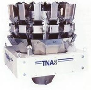 multihead weighing machine / with central feed / for the food industry / stainless steel