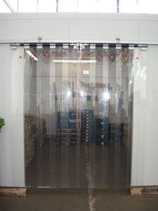 flexible strip door / PVC / indoor / industrial
