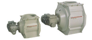 pneumatic conveying rotary valve / round-flange