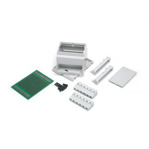 DIN rail enclosure / modular / polyimide / electronic equipment