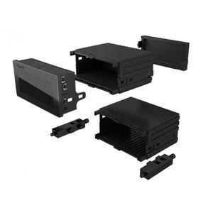 panel-mount enclosure / modular / plastic / electronic equipment