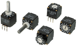 rotary switch / selector / multipole / PCB