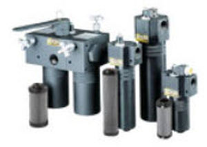 cartridge filter housing / for liquids / duplex