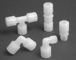 elbow fitting / hydraulic / for the pharmaceutical industry / for the biotechnology industry