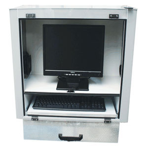 protective cabinet / free-standing / waterproof / for PC