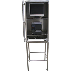 security cabinet / network / protective / free-standing