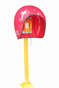telephone hood / sound-proof / for hazardous areas / for noisy environments