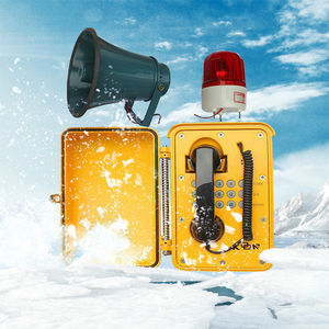 intrinsically safe telephone / vandal-proof / IP66 / waterproof