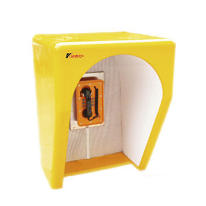 telephone hood / sound-proof / for hazardous areas / for noisy environments