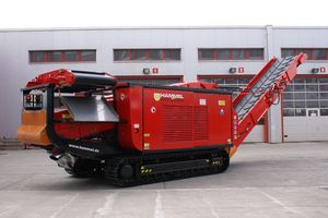secondary shredder / single-shaft / for wood / paper