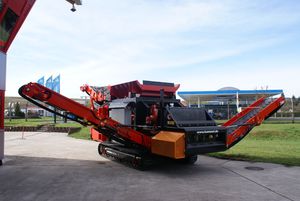 mobile sorting unit / automatic / for plastics / for wood