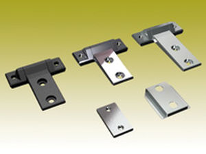 plastic pin hinge / zinc-coated steel / die-cast zinc / concealed