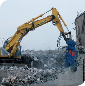 rotary demolition grapple / with power multiplier