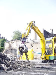 excavator demolition grapple
