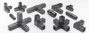 square tube connector / steel