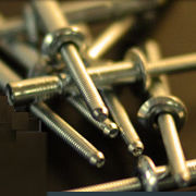 blind rivet / button head / steel