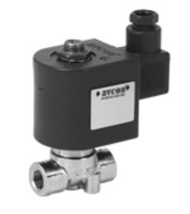 direct-operated solenoid valve / 2/2-way / NC / for hot water