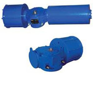pneumatic valve actuator / rotary / double-acting