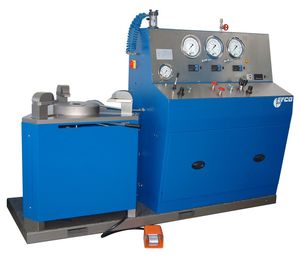 vertical test bench / safety valve