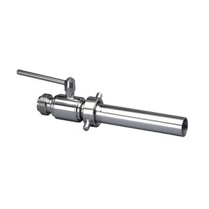 straight fitting / hydraulic / stainless steel