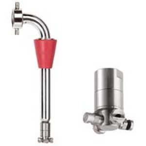 cleaning nozzle / water / for tanks / low-pressure