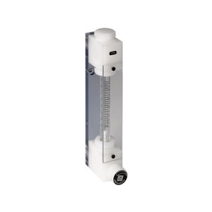 variable-area flow meter / for gas / for liquids / glass tube