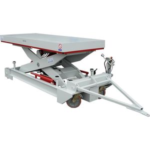 scissor lift table / hydraulic / mobile